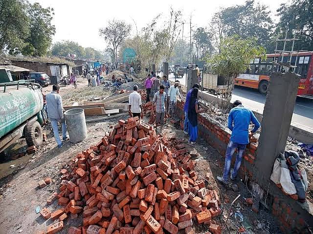 Gujarat wall for Trump visit: ‘Garibi Chhupao’ campaigns have happened in the state earlier too
