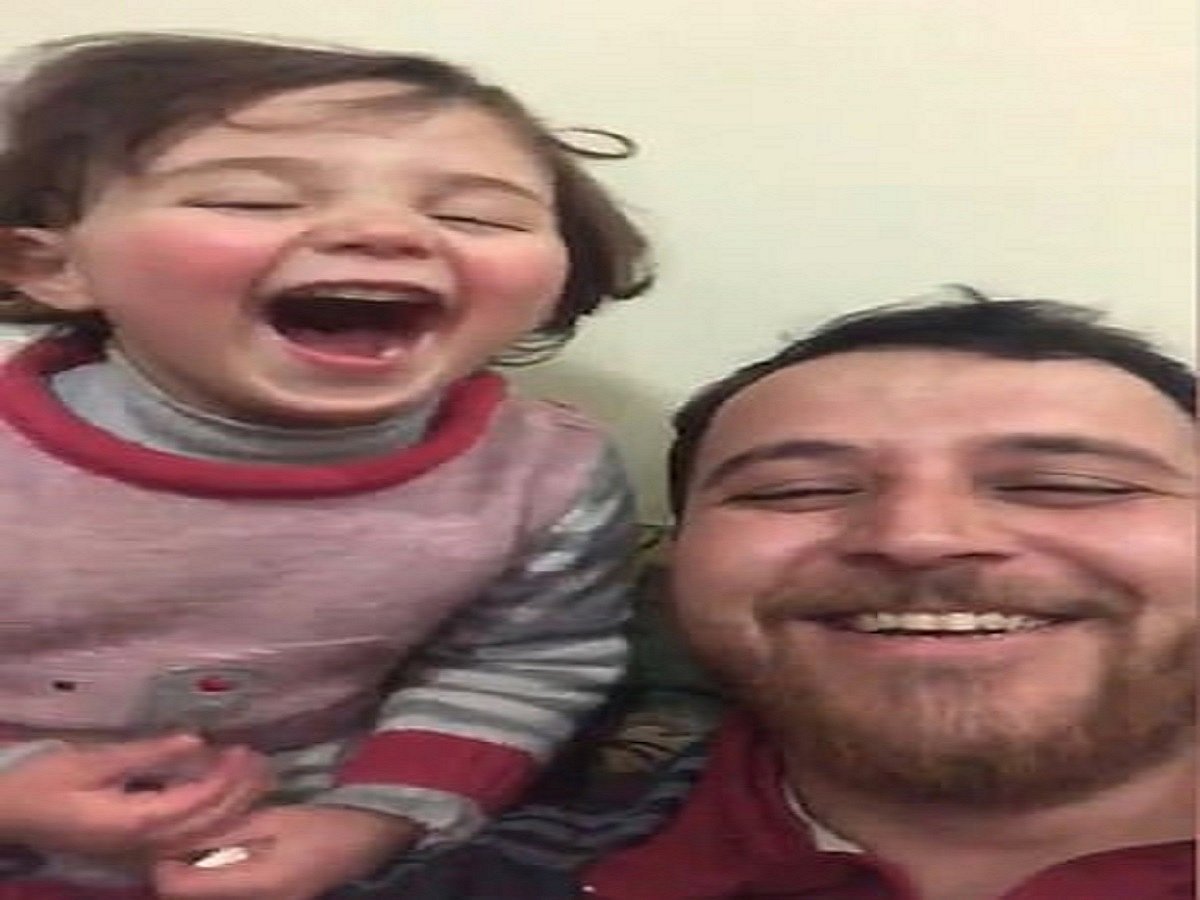 WATCH: How a Syrian father teaches his daughter to cope up with the ongoing war 