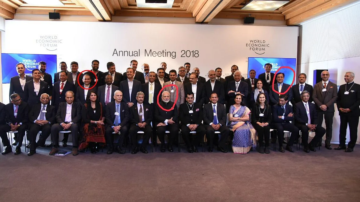 Not just Nirav Modi, PM Modi had Yes Bank’s Rana Kapoor posing with him at Davos too