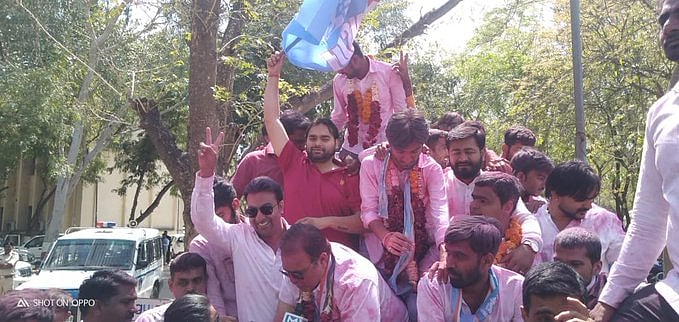 NSUI defeats ABVP, wins 6 out of 8 seats in Gujarat University students elections