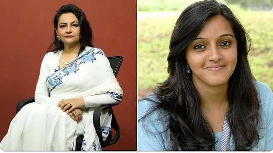 Arfa Khanum (left) and Rohini Mohan