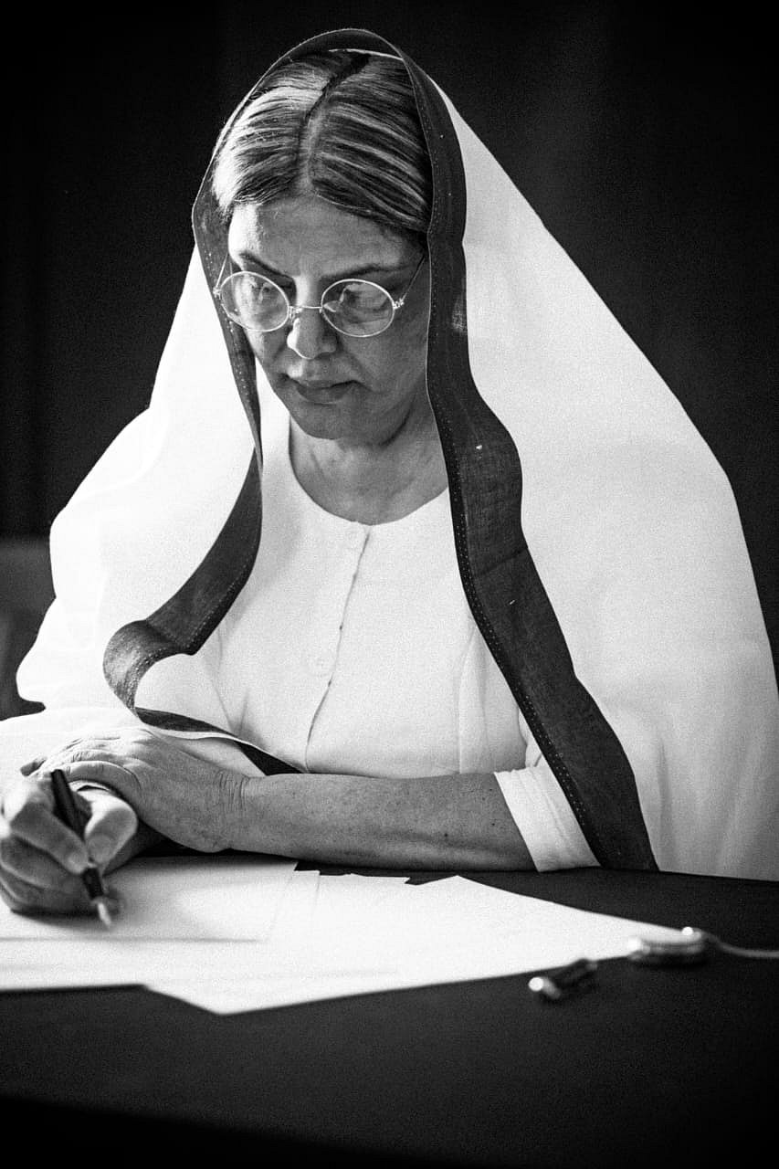 Zeenat Aman as Kasturba Gandhi