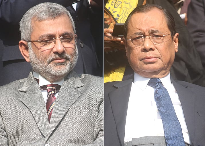 (left) Justice Kurian Joseph and former CJI Justice Ranjan Gogoi (right) (Photo courtesy: social media)