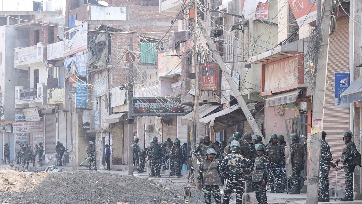 A view of Northeast Delhi’s Karawal Nagar after the riots, on Feb 26, 2020. (IANS)