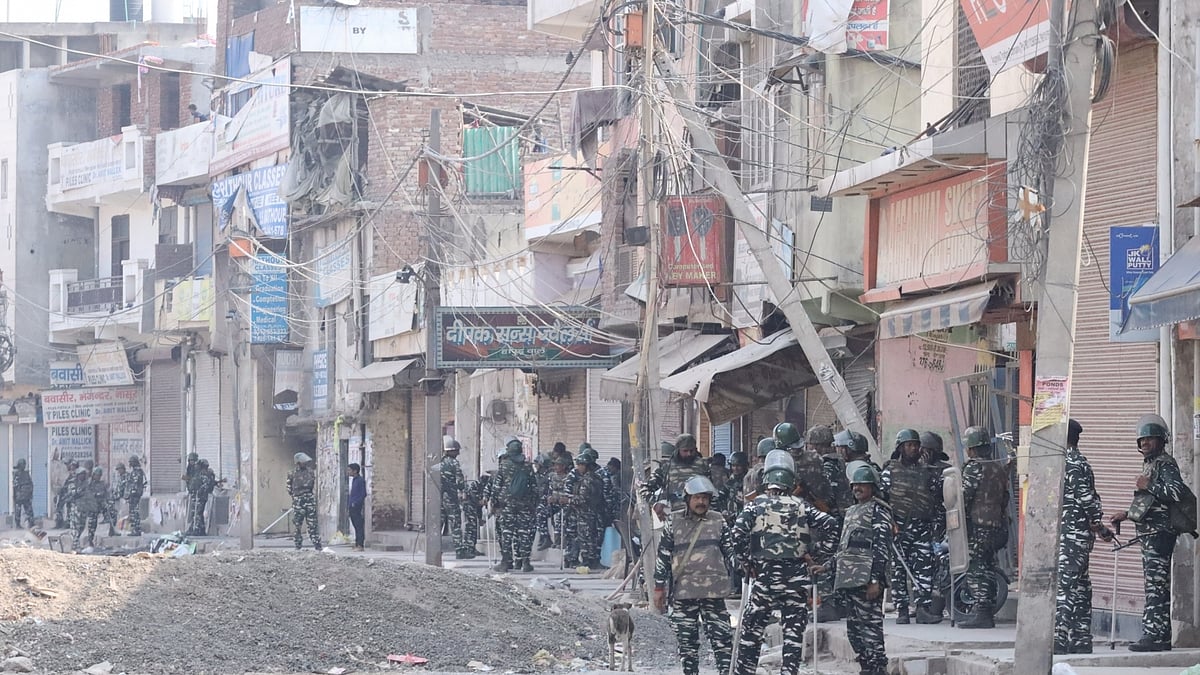 A view of Northeast Delhi’s Karawal Nagar after the riots, on Feb 26, 2020. (IANS)
