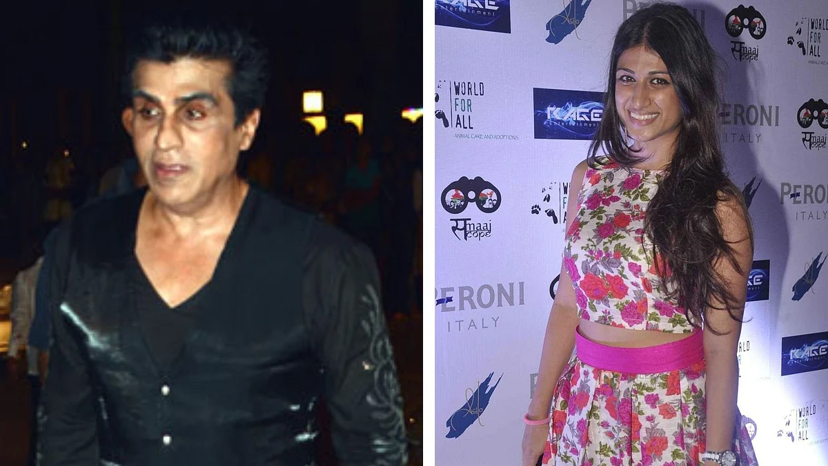 Film producer Karim Morani and daughter Shaza (Photo courtesy: social media)