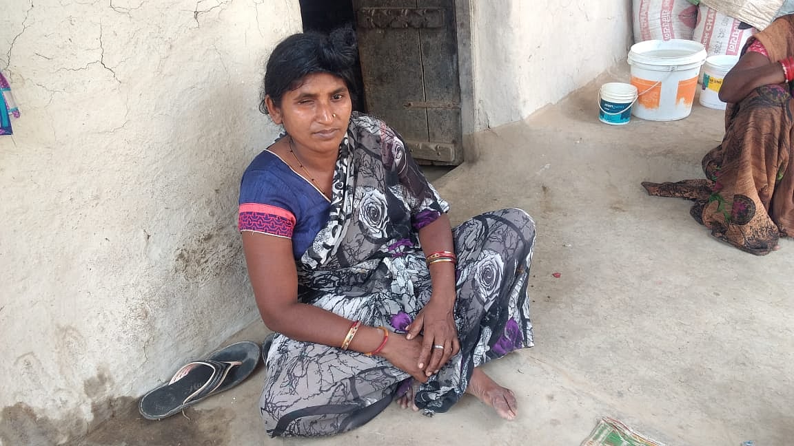 Villagers in Rajaram Ka Purvawho have run out of foodgrains
