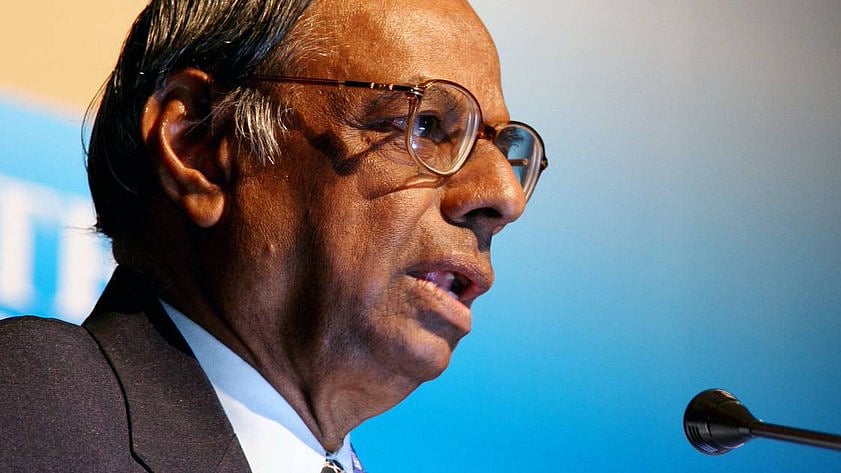 Former RBI governor C Rangarajan (Photo Courtesy: Twitter)