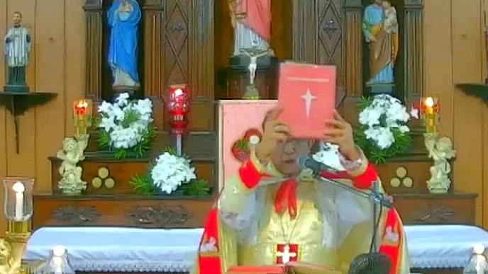Prayers were live-streamed live on Facebook &amp; YouTube (Photo courtesy- social media)