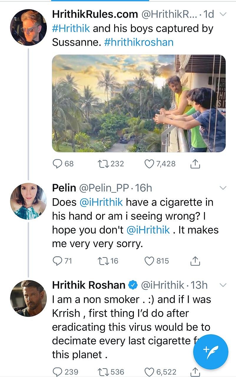 If Hrithik was Krrish, he’d decimate COVID and cigarettes