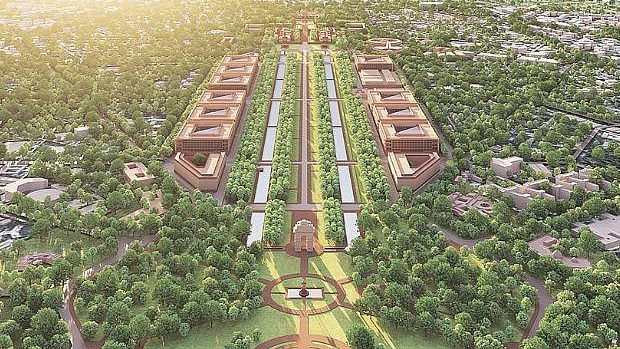 The proposed Central Vista plan (Photo Courtesy: social media)