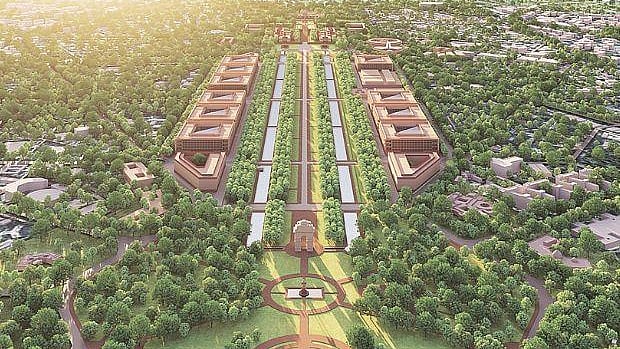 The proposed Central Vista plan (Photo Courtesy: social media)