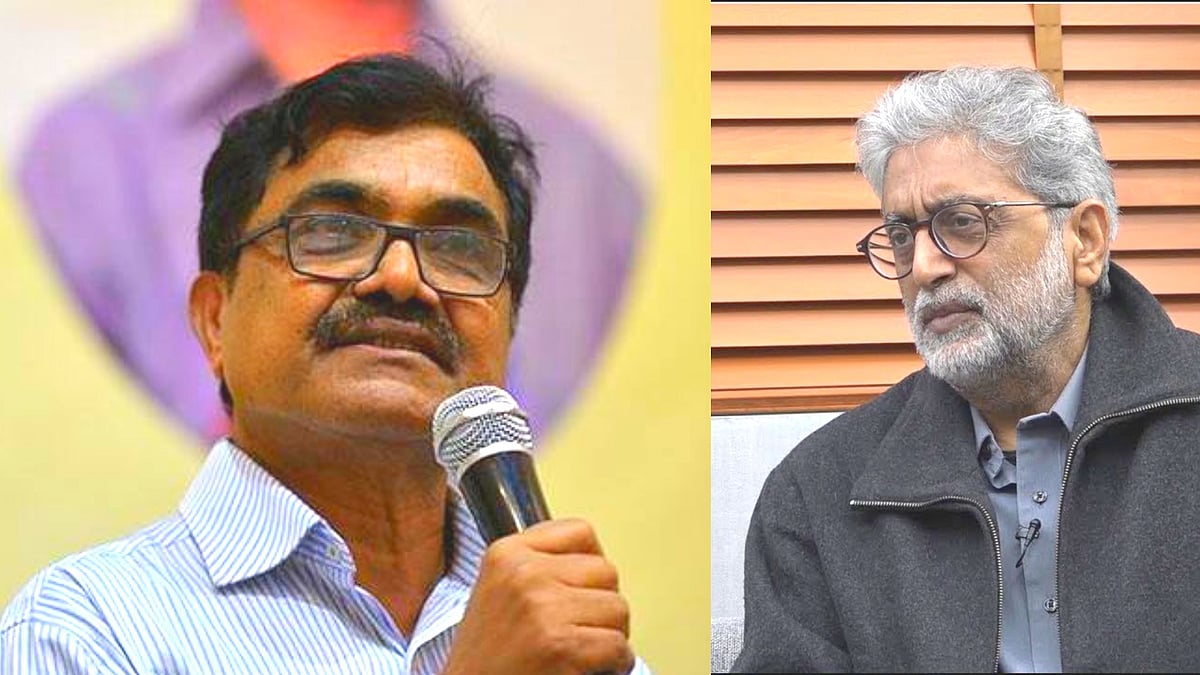 (Left) Anand Teltumbde and (Right) Gautam Navlakha (Photo courtesy- social media)