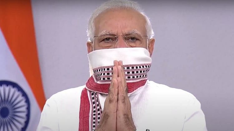 PM Modi addressing citizens on April 14 (Photo Courtesy: socil media)