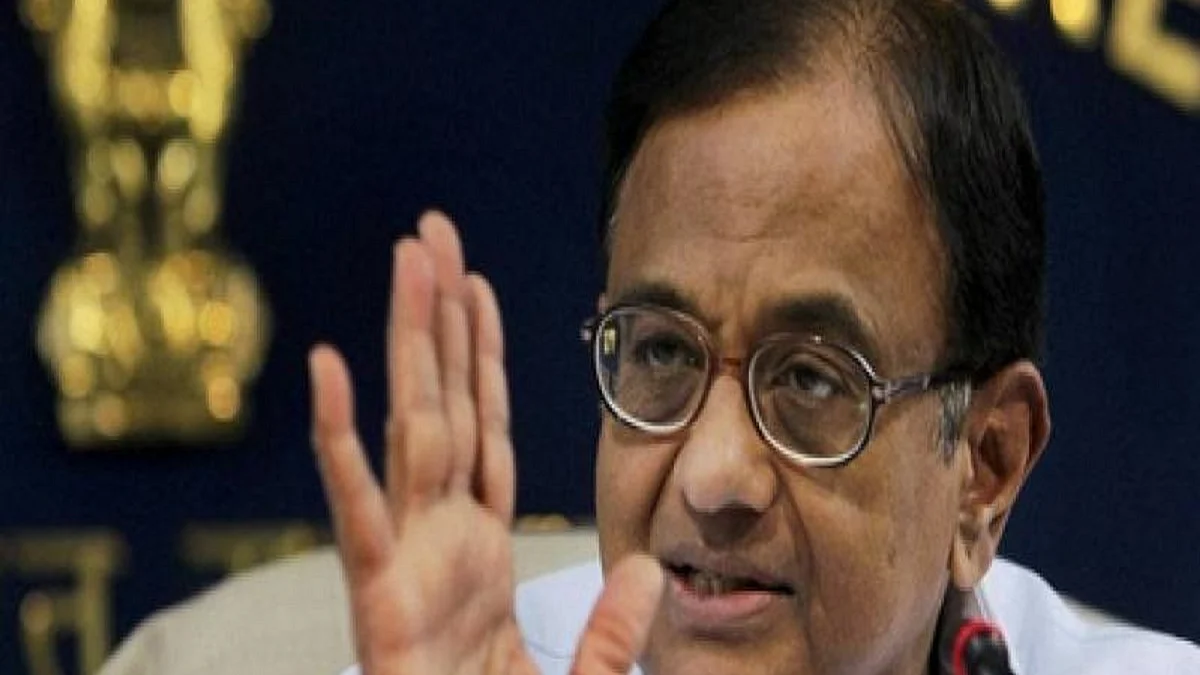 Former Union Finance Minister and senior Congress leader P Chidambaram (File photo)