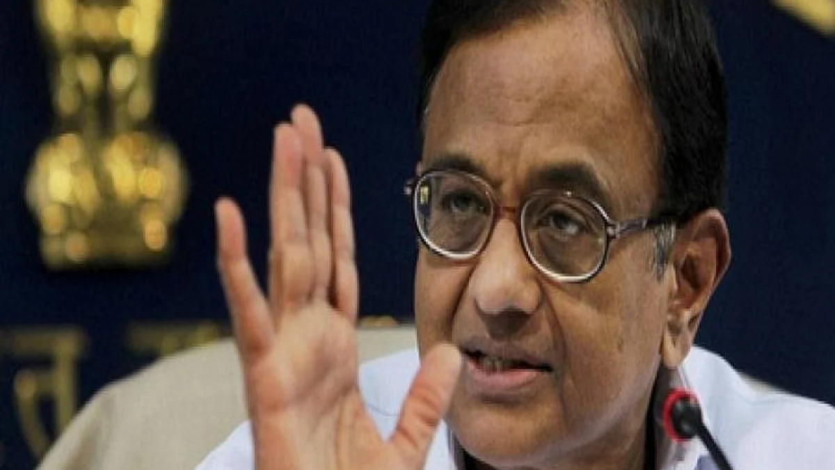 Former Union Finance Minister and senior Congress leader P Chidambaram