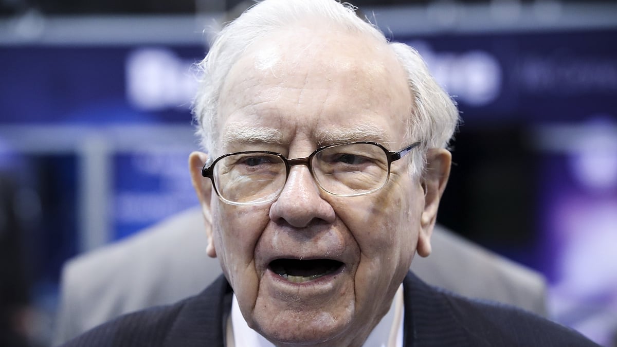 American business tycoon Warren Buffett (Photo Courtesy: IANS)