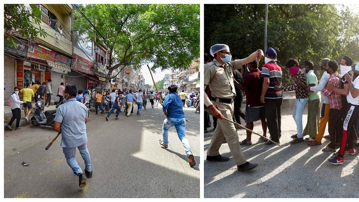 Social distancing norms tossed aside as crowds throng liquor shops - again