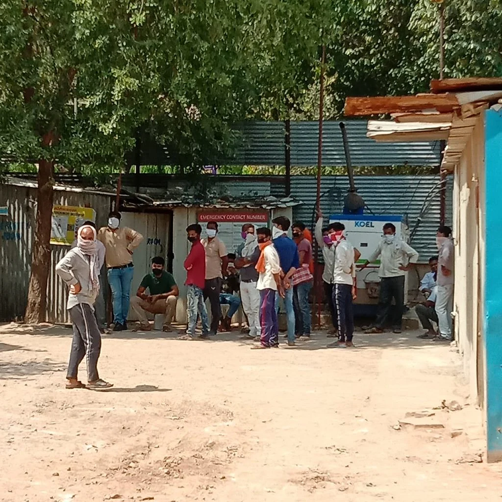 Stranded in Delhi for last 50 days, over 250 poor construction workers appeal for help