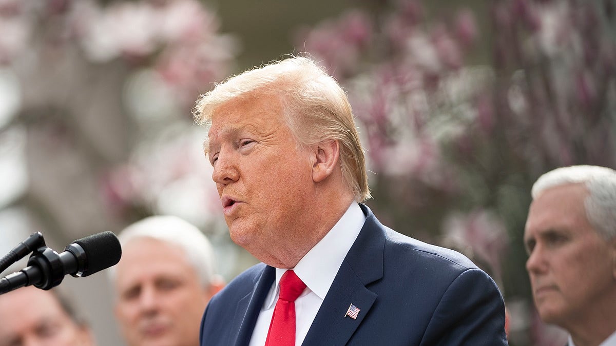 US President Donald Trump (Photo Courtesy: IANS)
