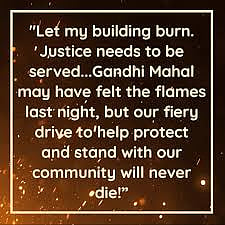 Let the building burn: Restaurant, burnt down by protesters, makes Americans cry 