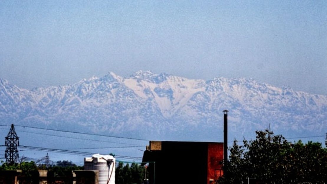 View of mountains from Jalandhar