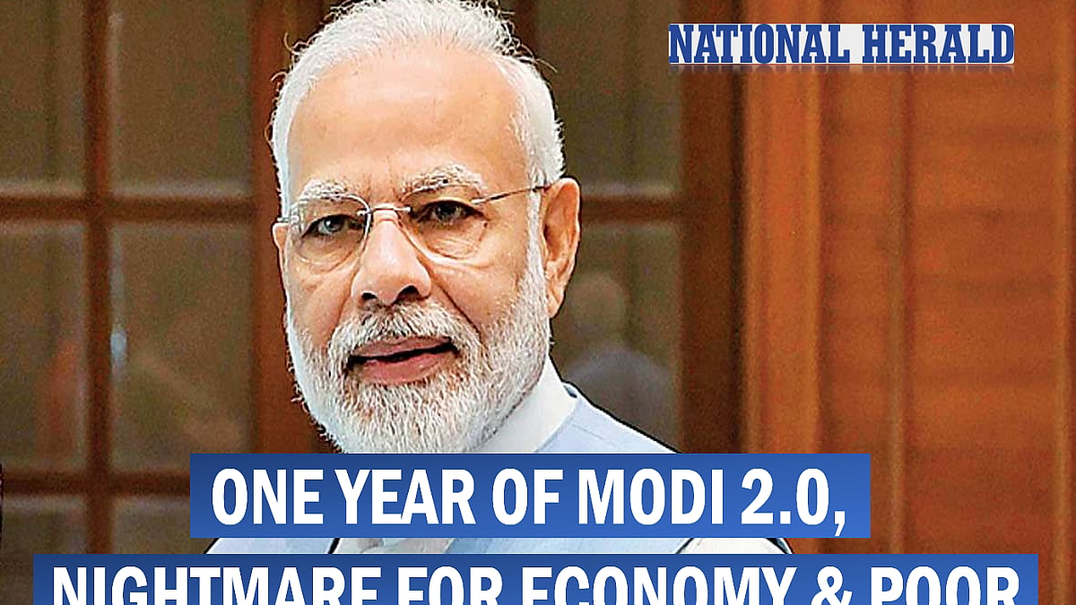 One year of Modi 2.0, nightmare for economy & poor