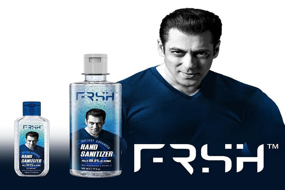 Salman launches grooming care brand, says ‘Sanitisers aa chuke hain’  