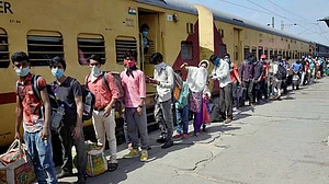 BJP Govt promotes slavery and bonded labour, cancels trains for migrants