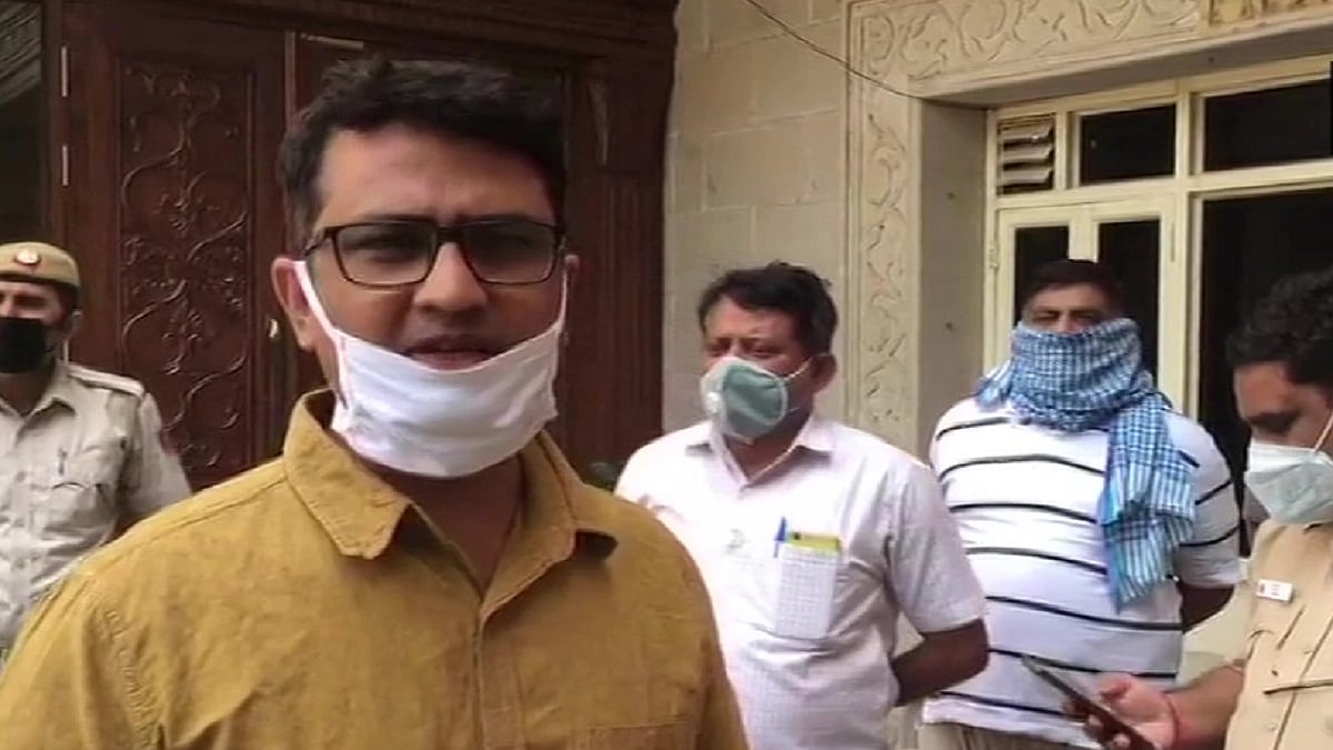 Delhi Congress chief Anil Chaudhary (Photo Courtesy: ANI/Twitter)