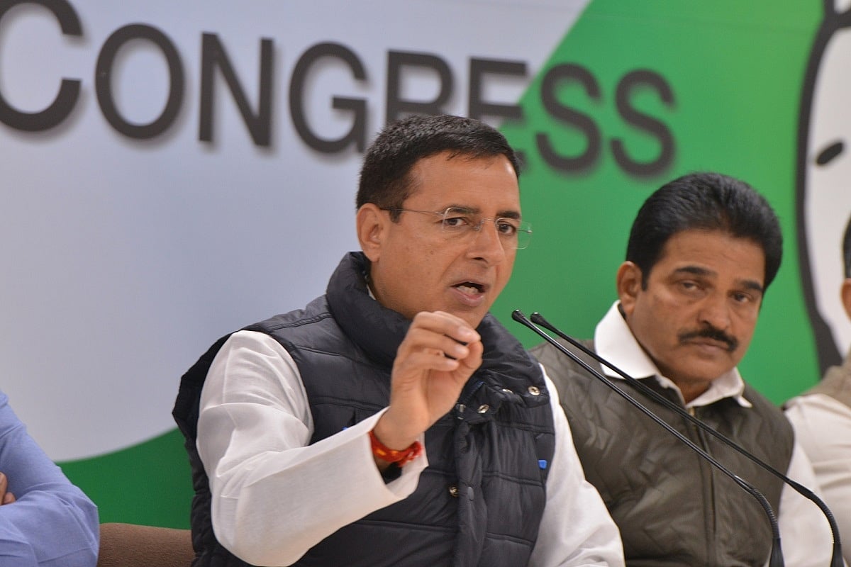 Chief Spokesperson of the Congress, Randeep Surjewala (Photo Courtesy: IANS)