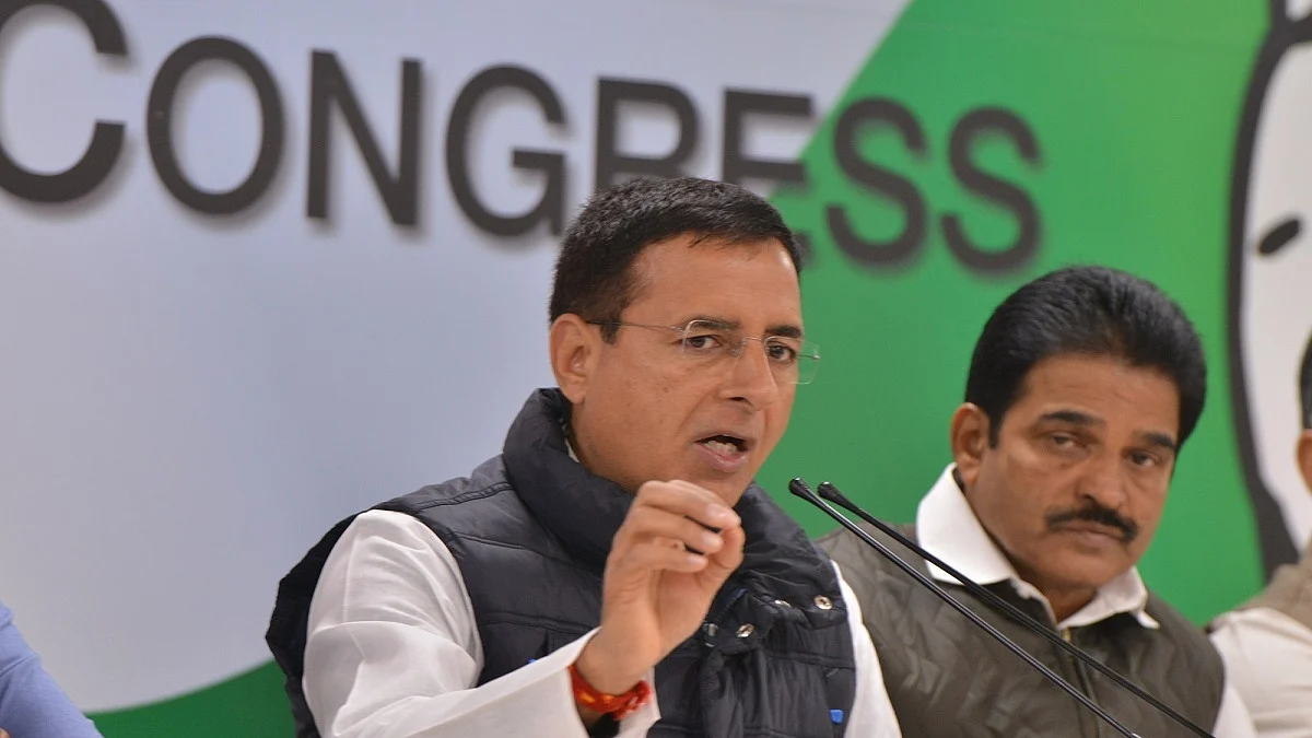 Chief Spokesperson of the Congress, Randeep Surjewala (Photo Courtesy: IANS)