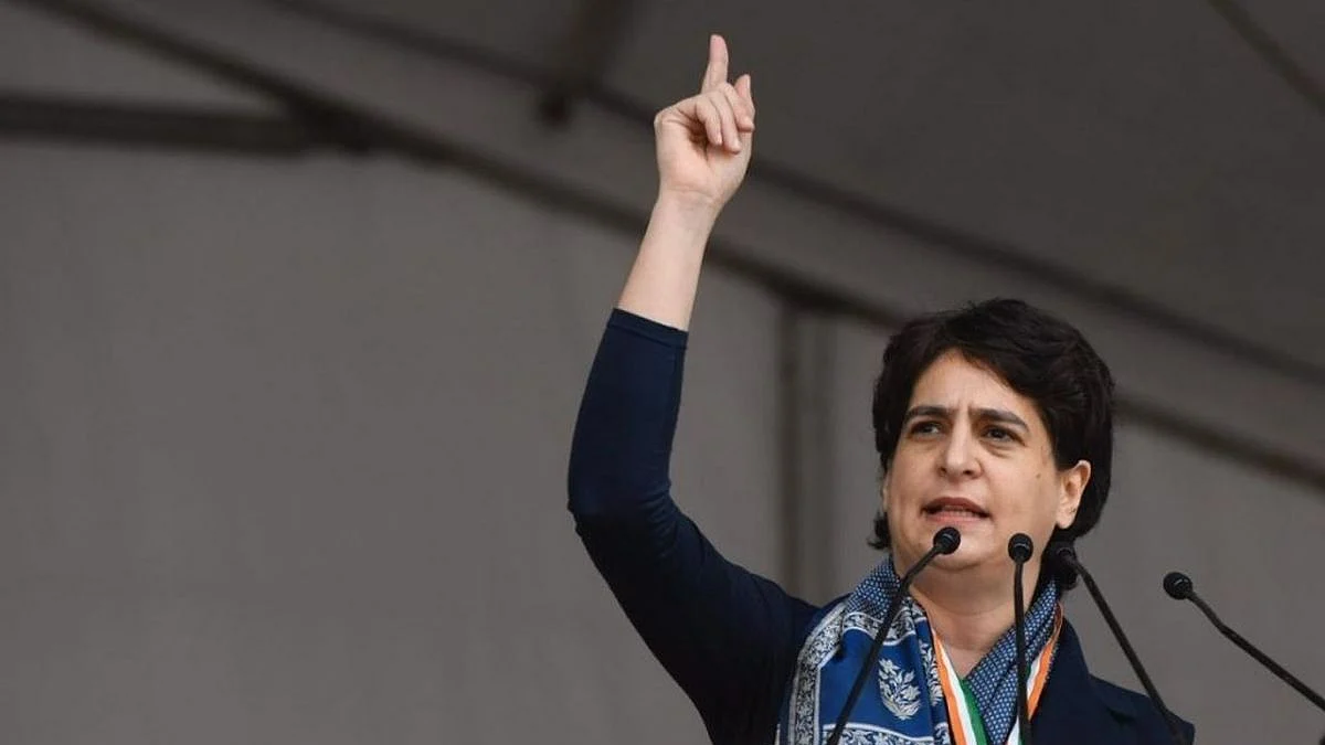 Congress leader Priyanka Gandhi (Photo Courtesy: IANS)