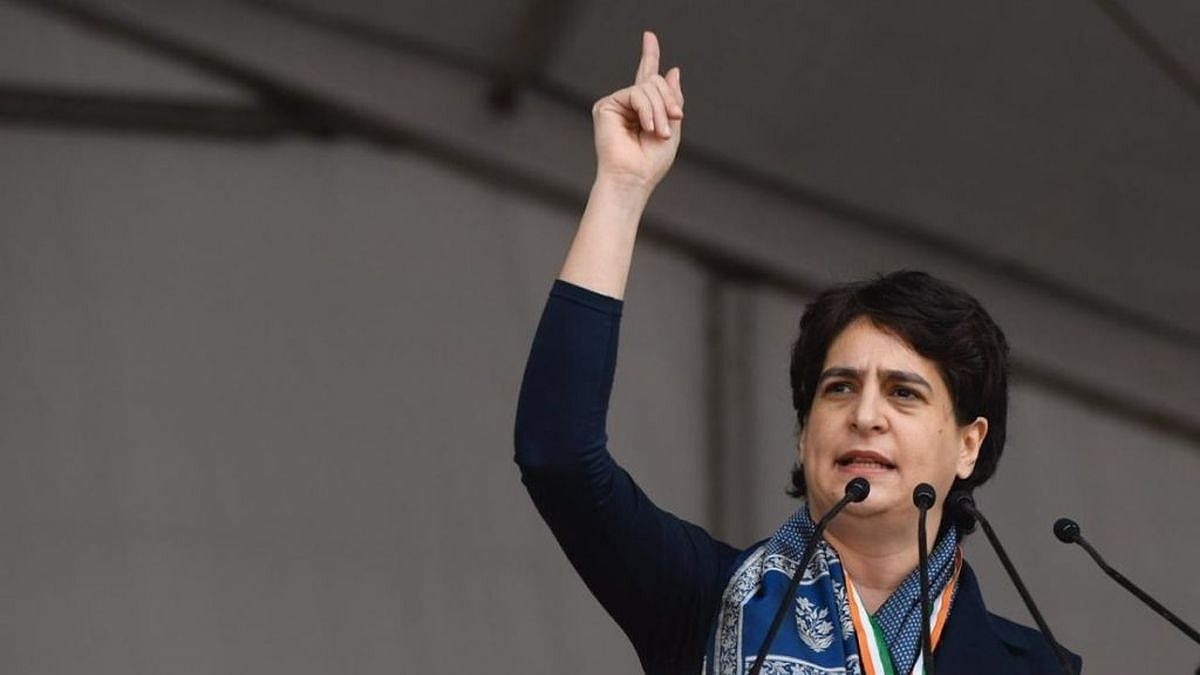 Congress leader Priyanka Gandhi (Photo Courtesy: IANS)