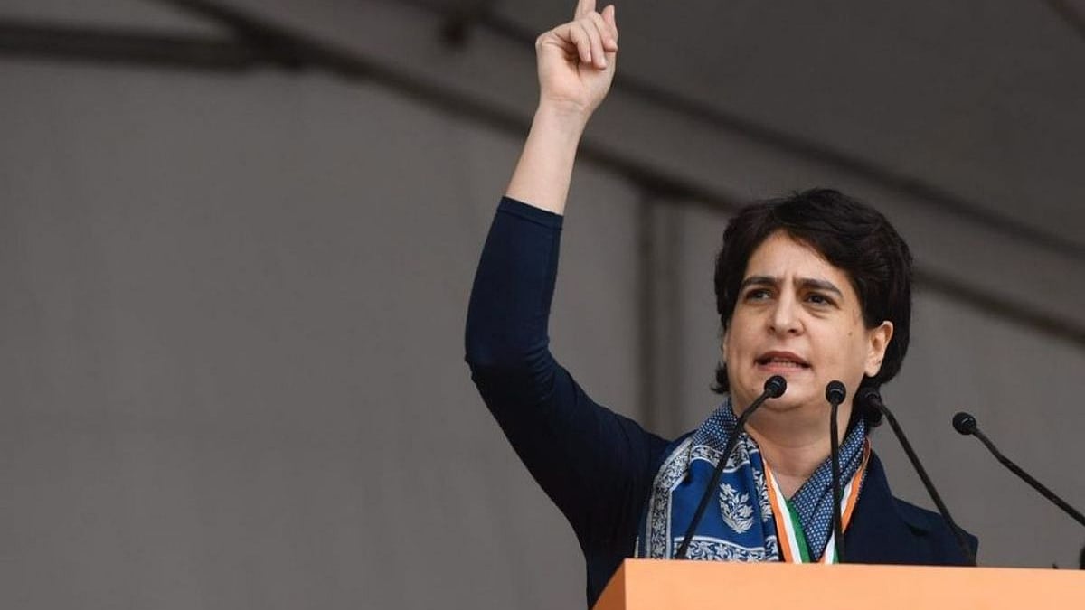 Congress leader Priyanka Gandhi (Photo Courtesy: IANS)