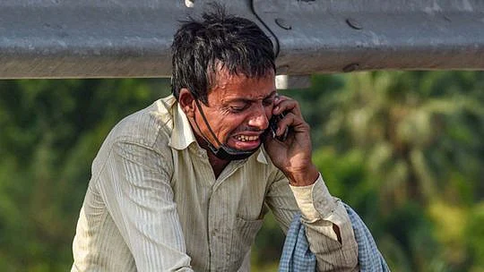 Stranded migrant worker during lockdown (File Photo: social media)