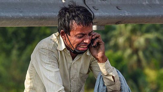 Stranded migrant worker during lockdown (File Photo: social media)