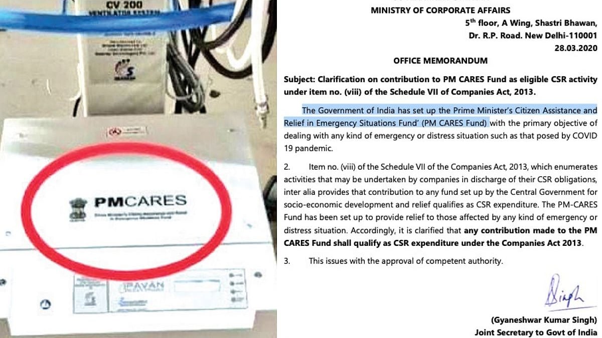 Questions PM CARES  is unable or unwilling to reply: suspense over price of ventilators grows   