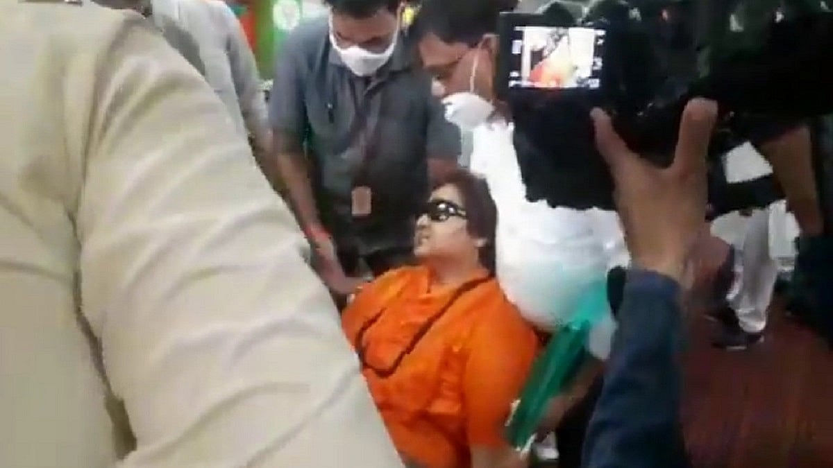 Sadhvi Pragya Singh Thakur, BJP MP from Bhopal (Photo Courtesy: IANS)