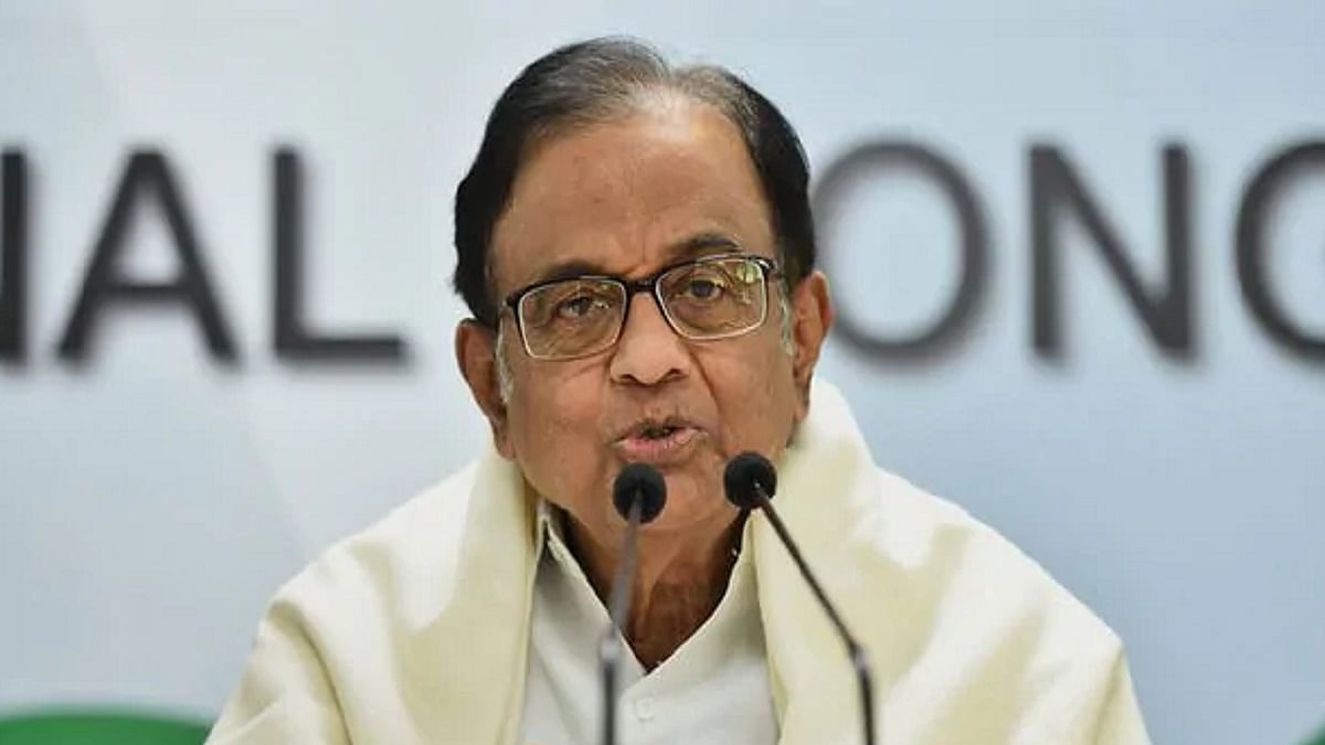 Former Union Finance Minister P Chidambaram (Photo Courtesy: Twitter)