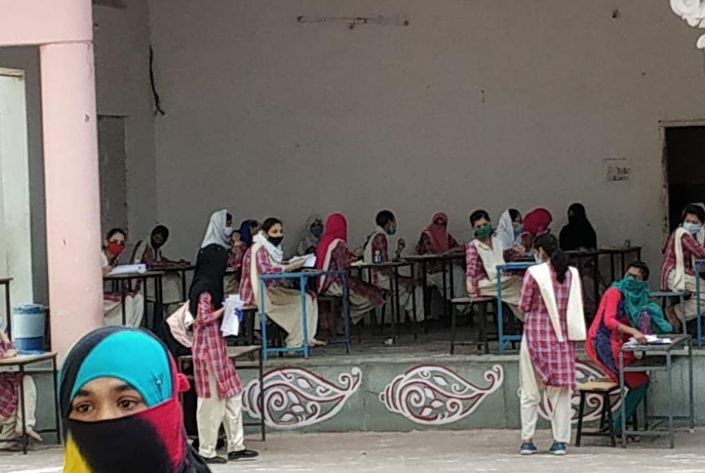 MLA says Muslim students forced to write exam outside hall in MP