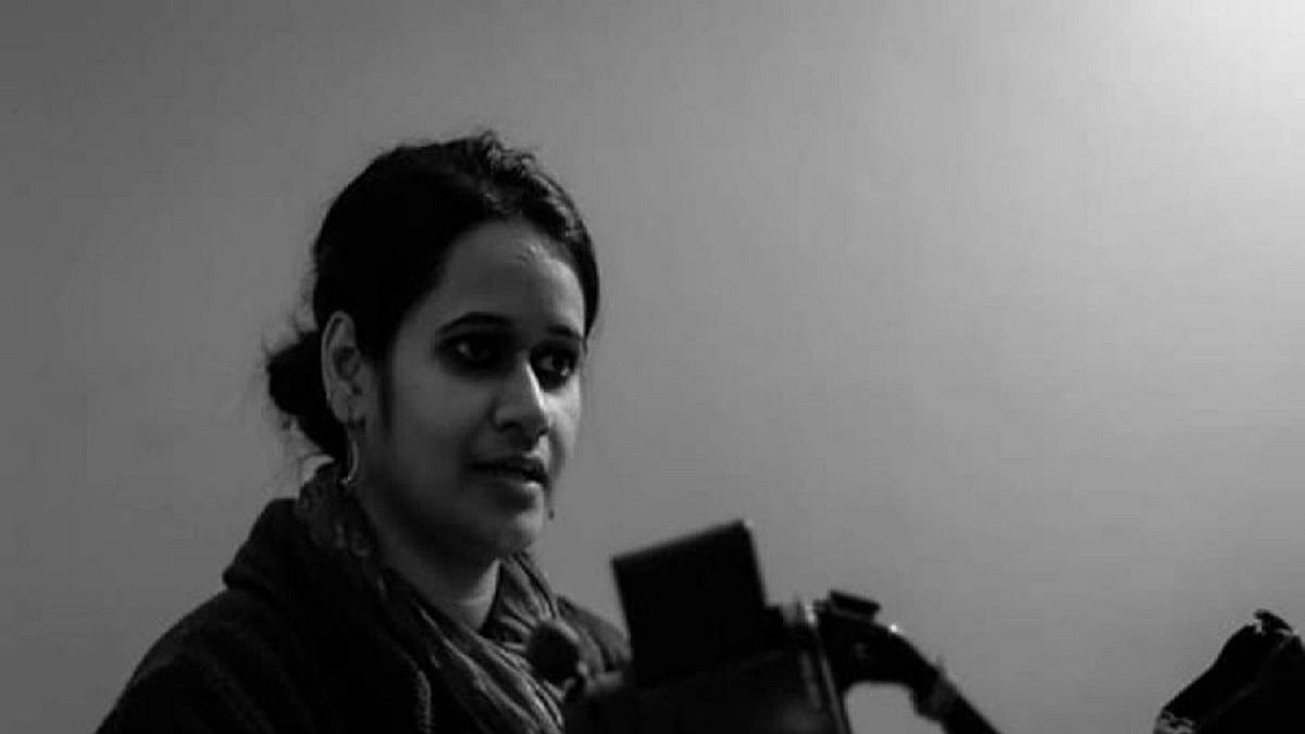 Pinjra Tod member Natasha Narwal (Photo Cpourtesy: Twitter/@LiveLawIndia)