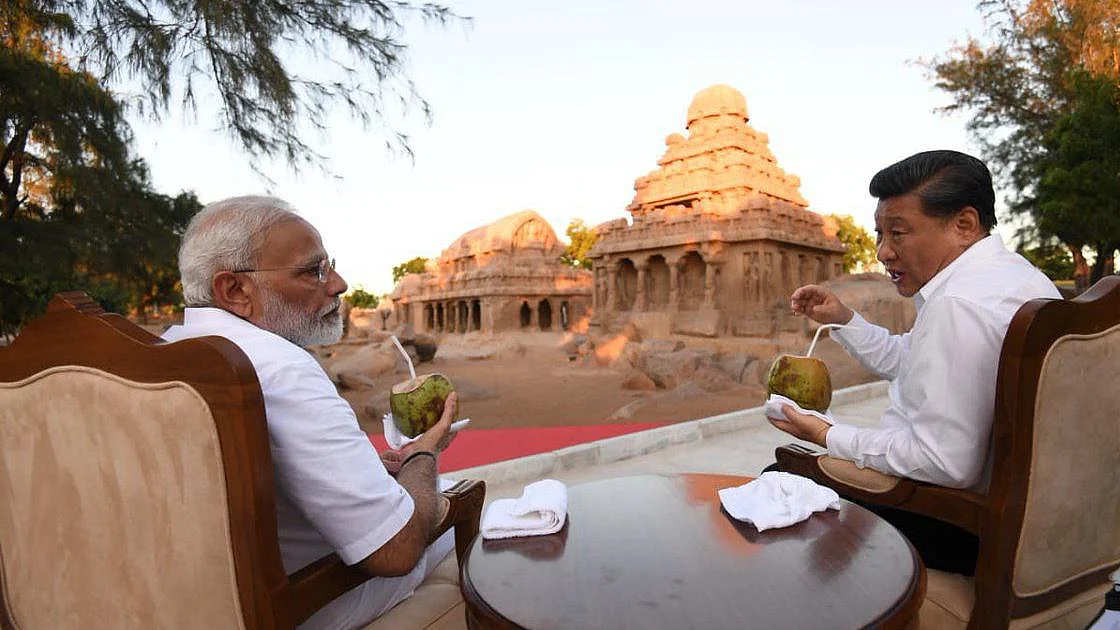 PM Modi has hosted Chinese President Xi Jinping but never called to question him over Galwan and Arunachal Pradesh. (photo: Getty Images)