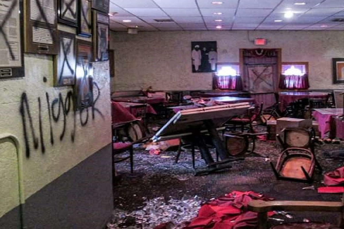 Indian restaurant vandalised in US, racist graffiti written at site
