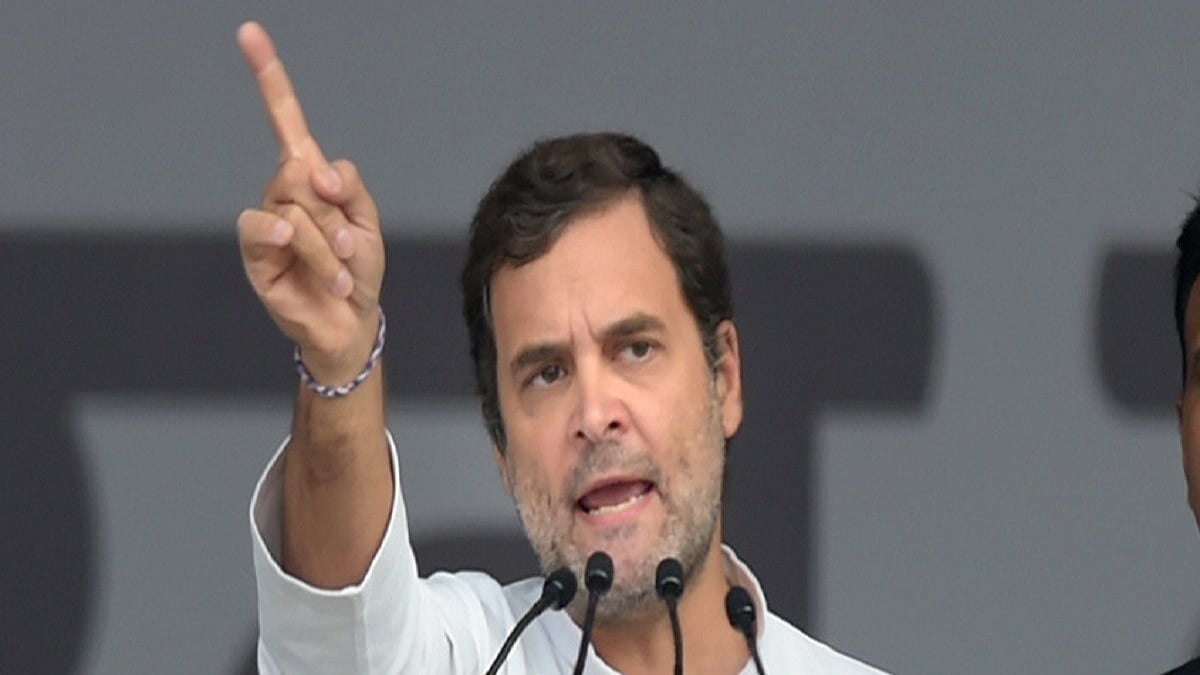 Congress leader Rahul Gandhi