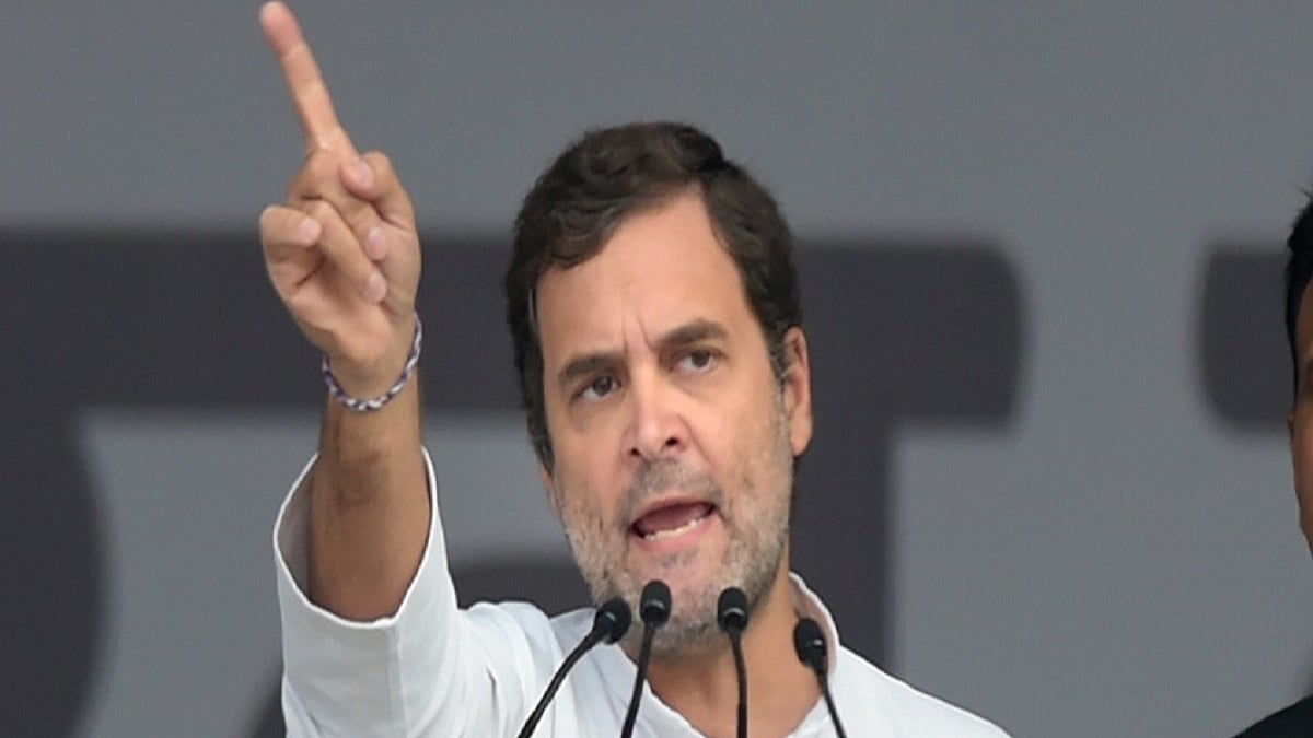 Congress leader Rahul Gandhi
