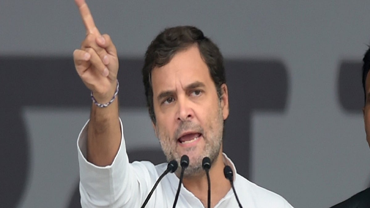 Congress leader Rahul Gandhi