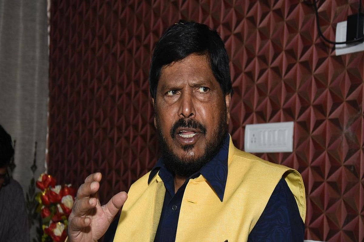 Junior Minister for Social Justice Ramdas Athawale (Photo Courtesy: IANS)