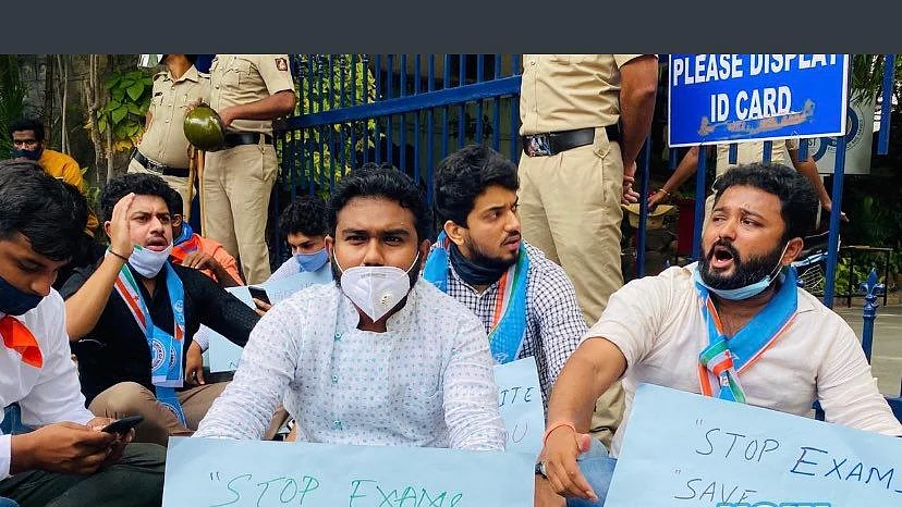 NSUI protests exams for Bengaluru varsity’s students  