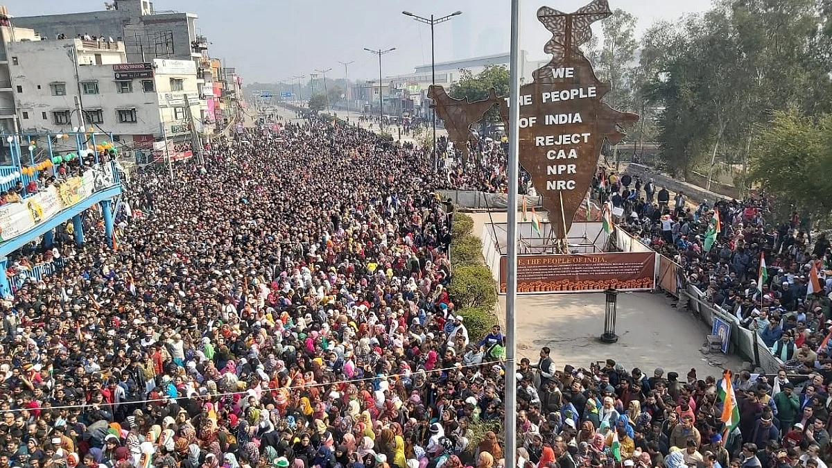 Shaheen Bagh protest (Photo Courtesy: IANS)